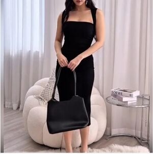 Camila Coelho Little Black RUCHED Dress